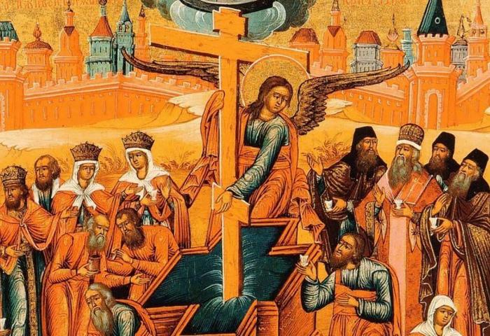 14 августа. Происхождение Древа Честного и Животворящего Креста Господня